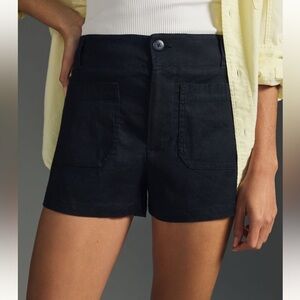 The Colette Linen Blend Shorts by Maeve